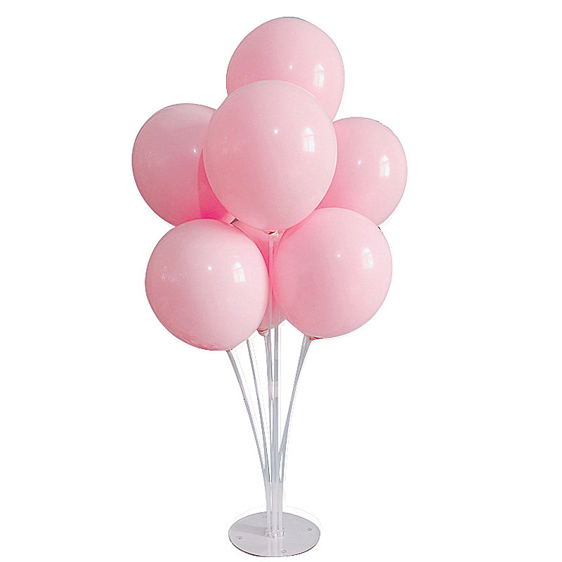 马卡龙气球装饰可爱爱宝宝周岁生日派对趴摆台拱门气球