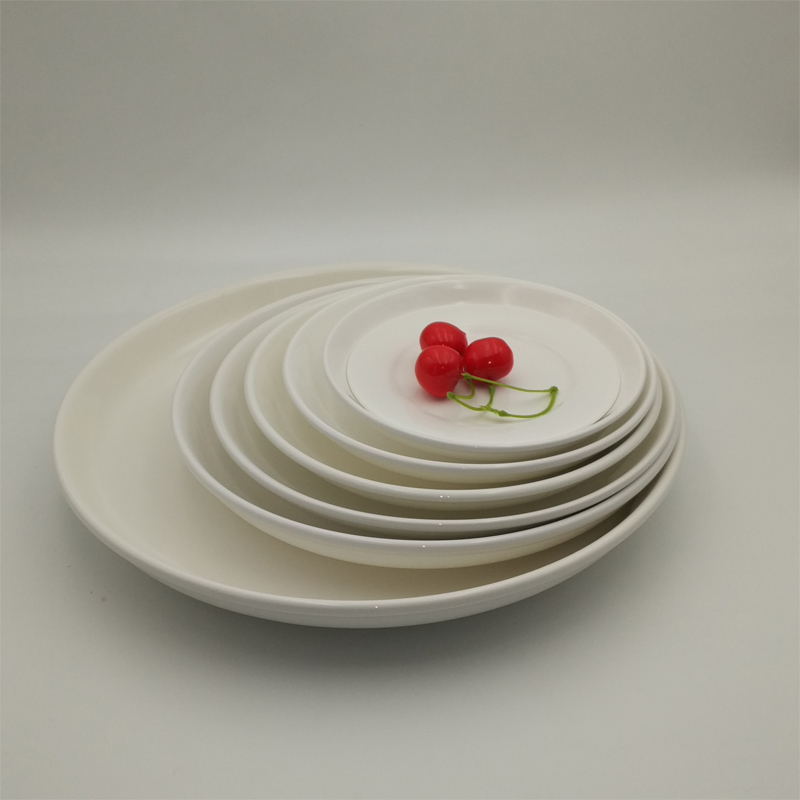 盘子6寸鱼头蒸剁碟子创意家用陶瓷菜盘磁盘盘