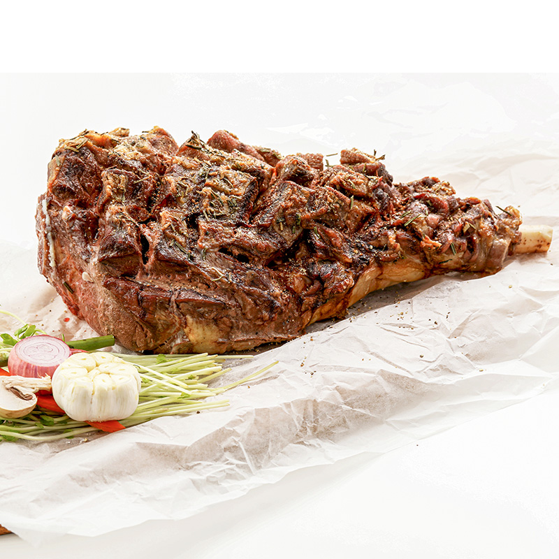大庄园新西兰带骨羔羊后腿4斤新鲜冷冻羊肉法式