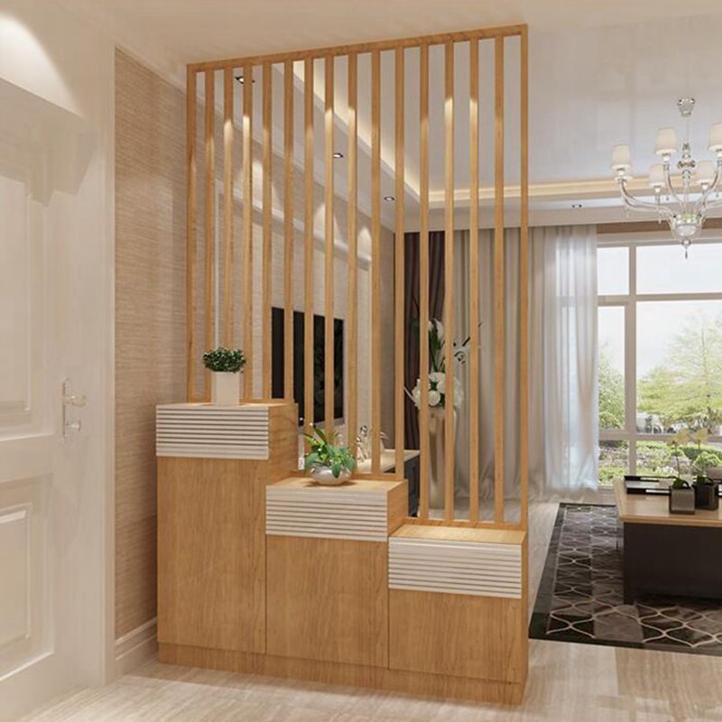 玄关门厅鞋柜北欧柜门简约现代通顶定制隔断壁炉架