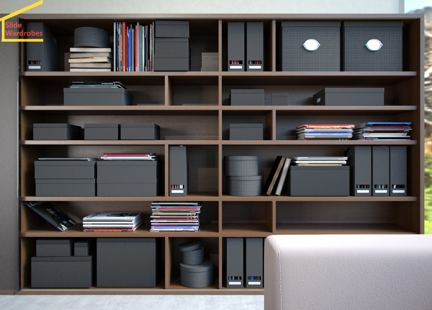 定制e0级板现代木质书柜书房收纳柜储柜子组合书柜