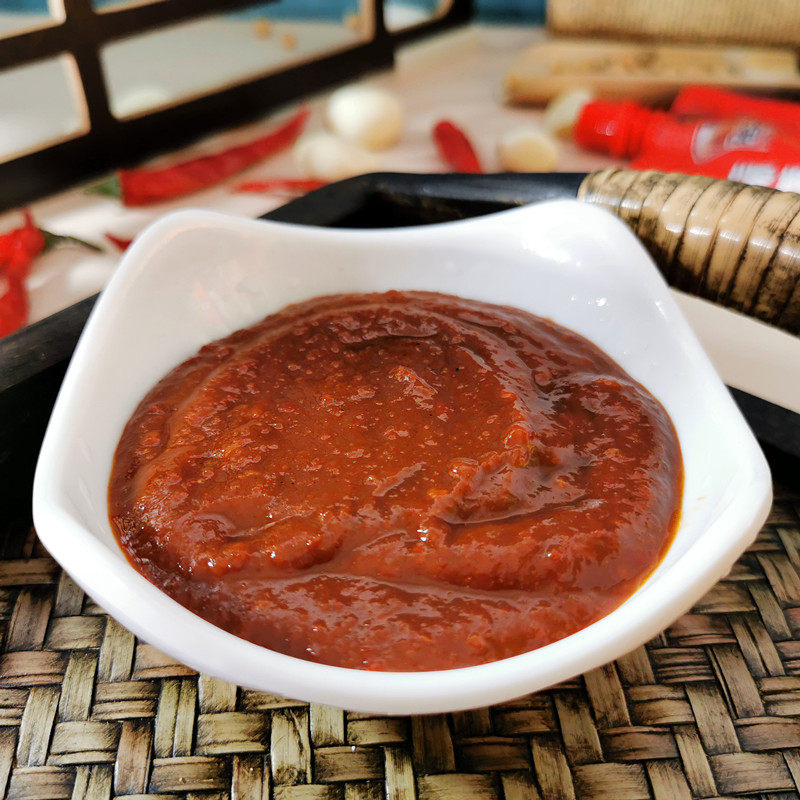 天津随乡蒜蓉辣酱95g酱菜调味10袋包邮涮肚辣椒酱