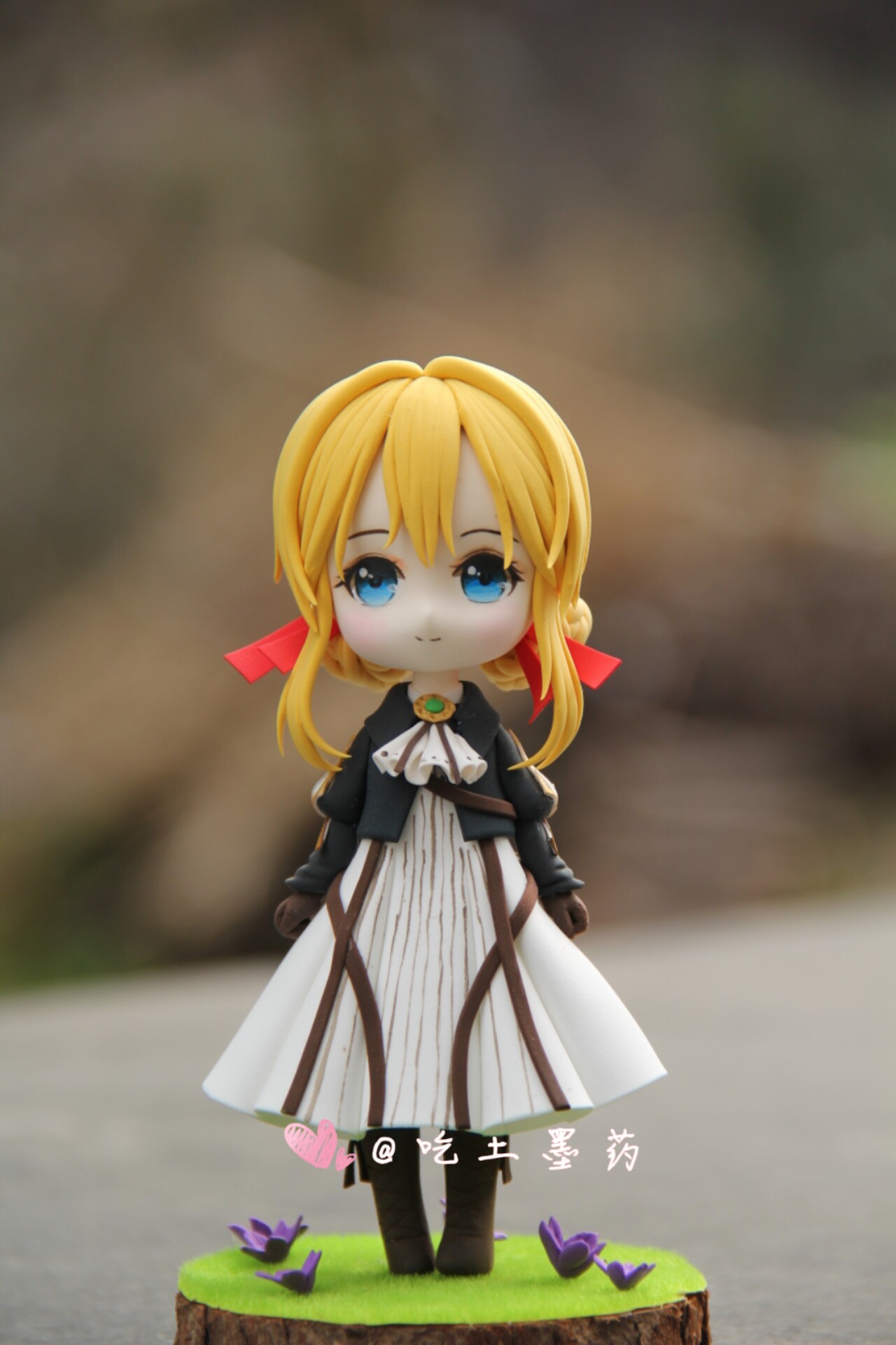 墨药紫罗兰永恒花园薇尔莉特超轻黏土手办定制手办