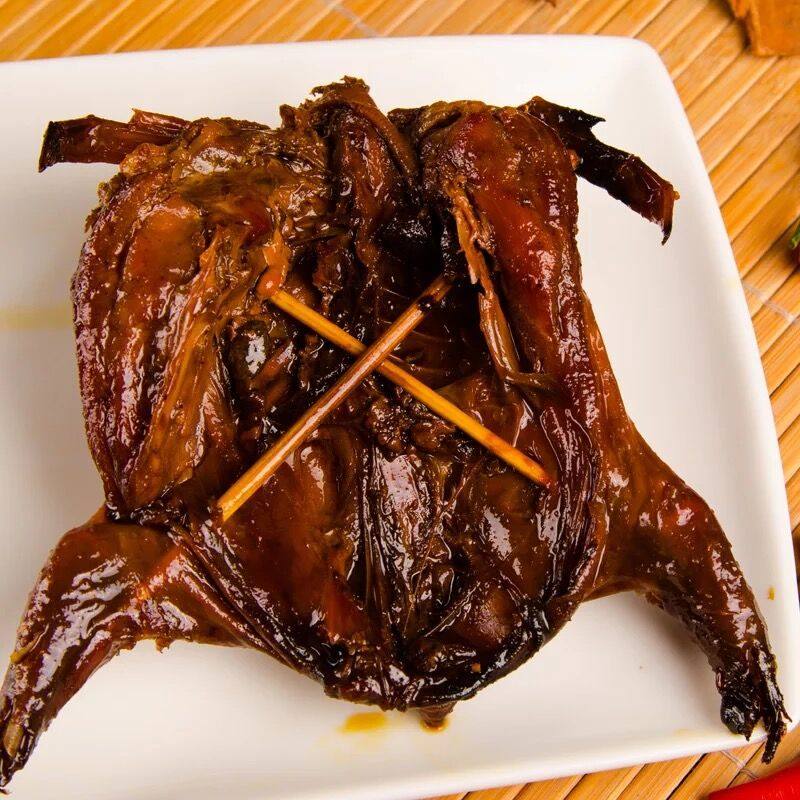 零食鹌鹑小鸟仙都酱板鸭湖南醴陵特产辣酱鸭美食小吃出行办公美食