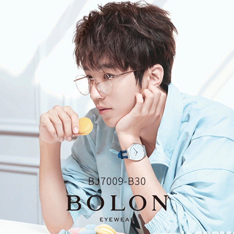 暴龙眼镜王俊凯同款男复古圆形金属框文艺潮全框眼镜框女近视可配