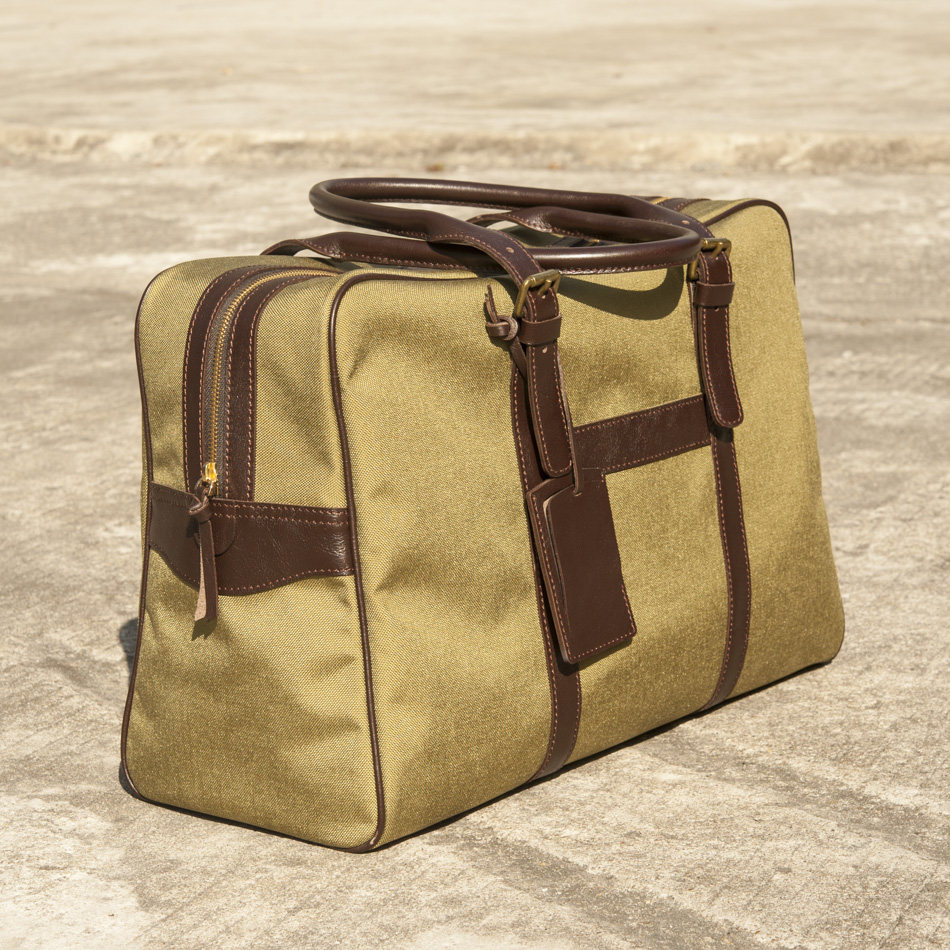 玩累了的孩子 弹道尼龙拼皮 双耳旅行包短途出差大容量手提旅行袋