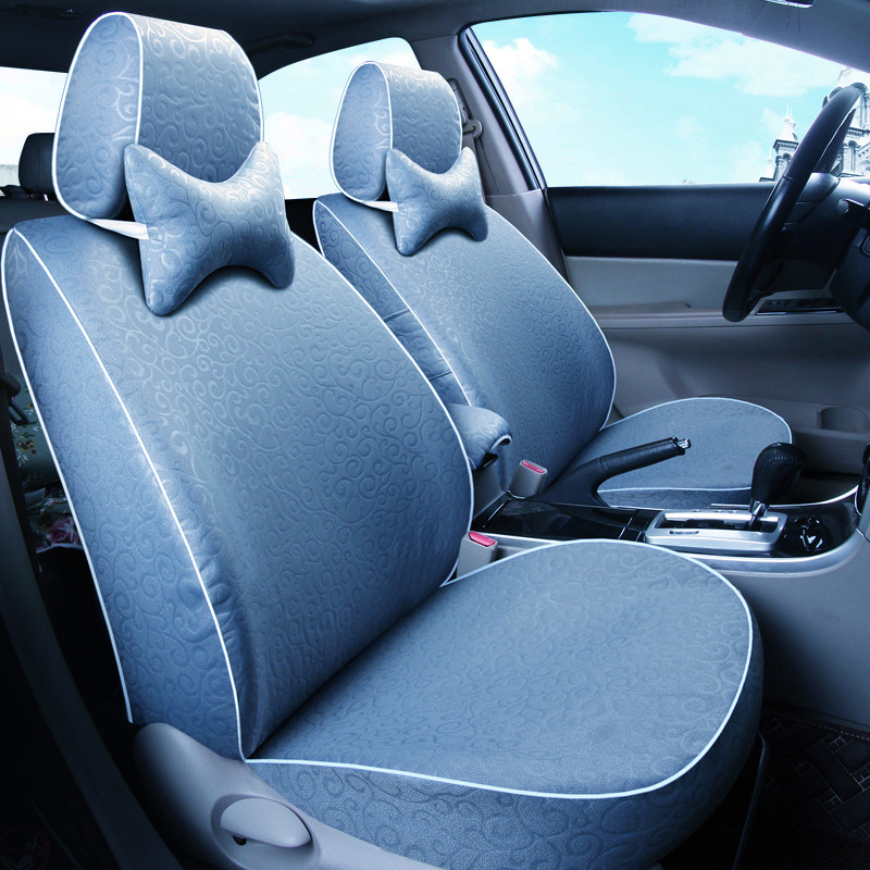 启辰r30汽车座套d50 d60 t70 r50全包四季绒布艺坐垫套车套冬季 - 骊