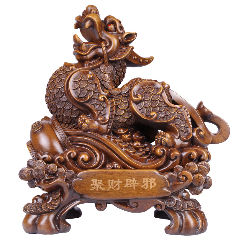 招财貔貅摆件大号风水聚财皮丘客厅酒柜装饰摆件