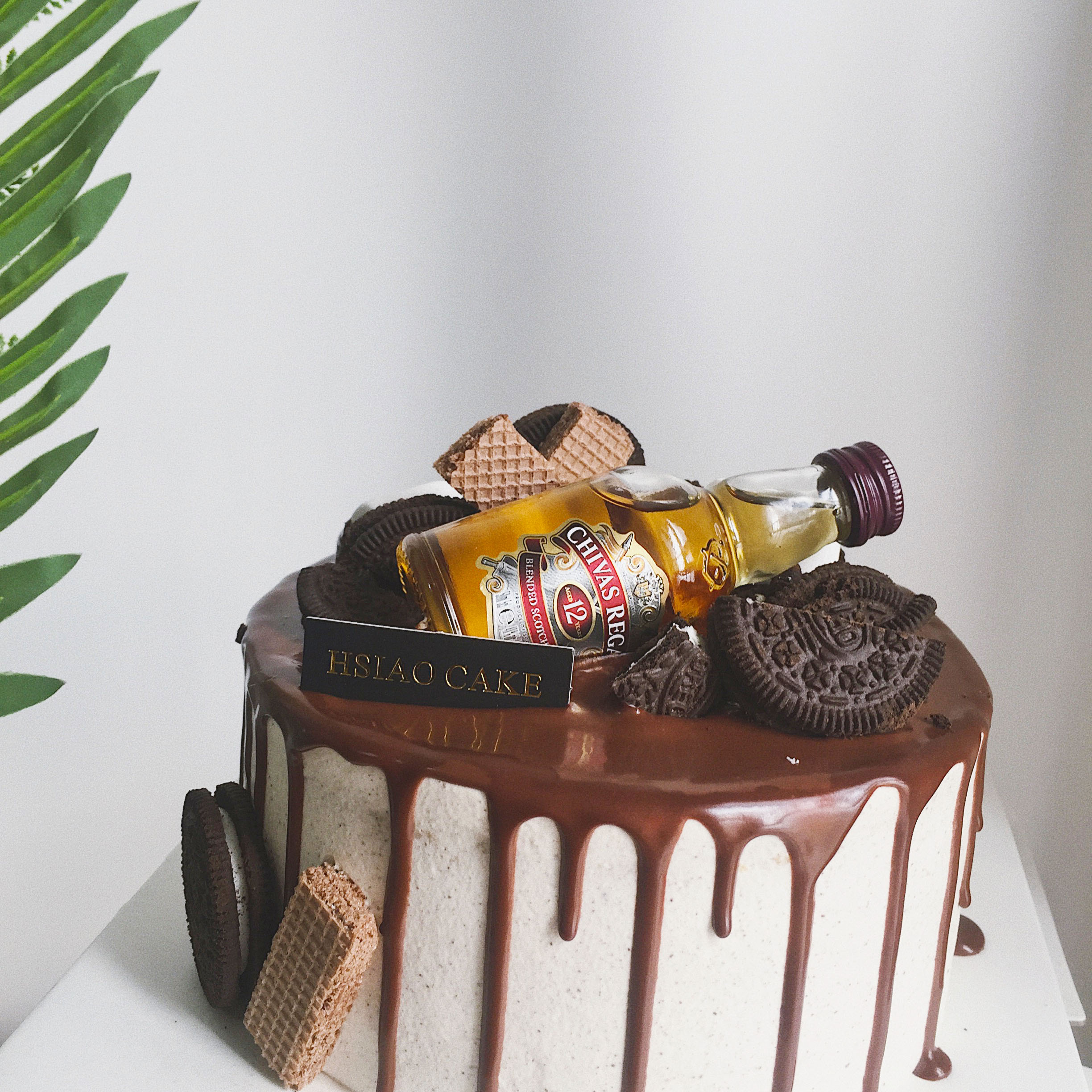 hsiaocake网红生日蛋糕利奥洋酒款送男生新鲜蛋糕