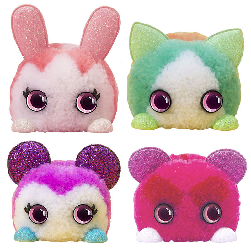 豆豆毛绒公仔创意礼物diy手工手工制制作萌宠毛绒布艺类玩具