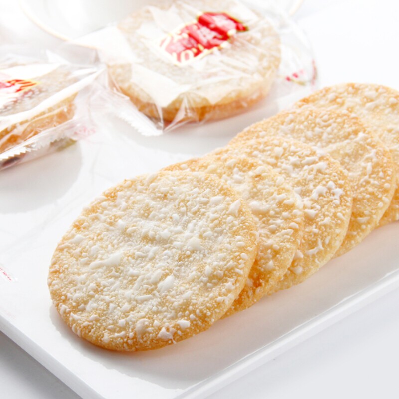 旺旺雪饼仙贝520g大米米饼零食锅巴饼干膨化膨化食品