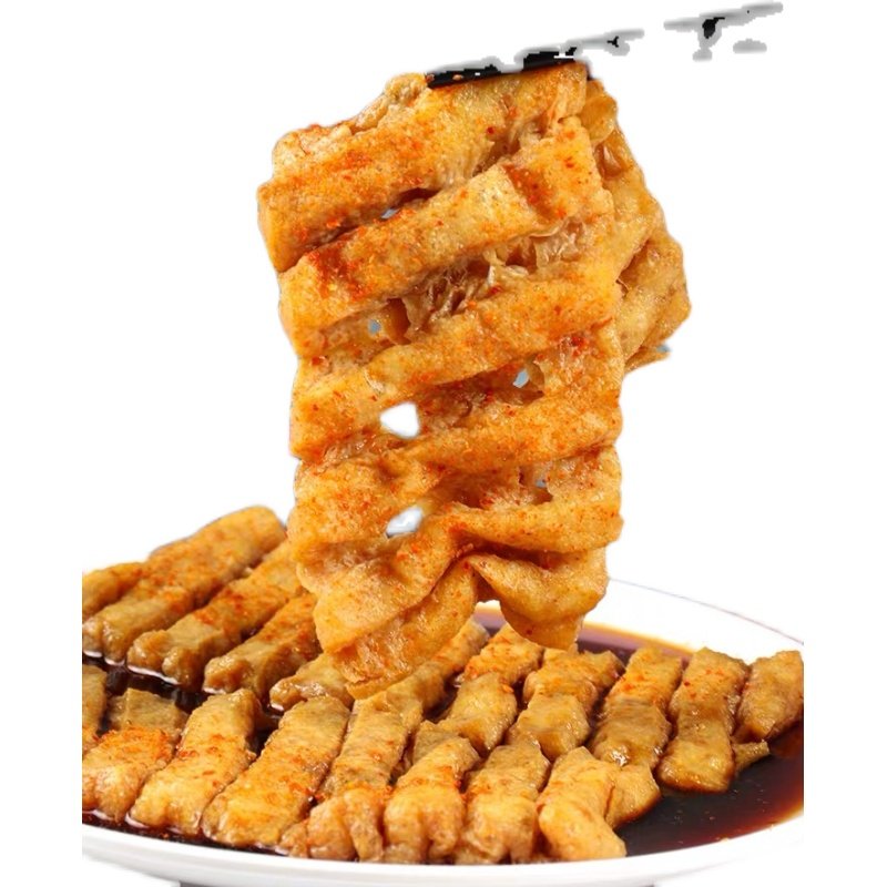 豆腐串豆兰花干鸡麻辣烫关东火锅烧烤半成品冷冻豆腐干