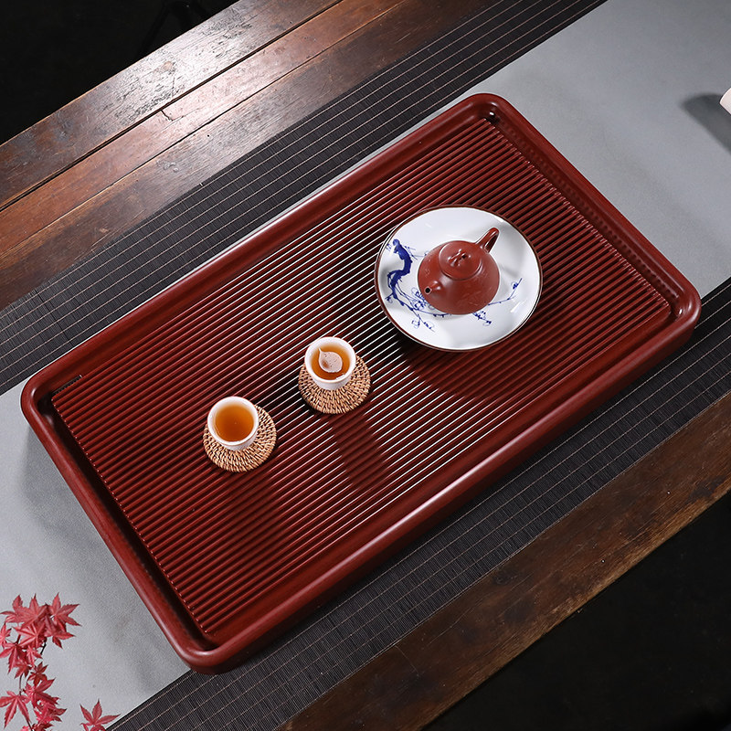 电木茶盘德国国电胶木现代简约排水家用大小茶台茶盘