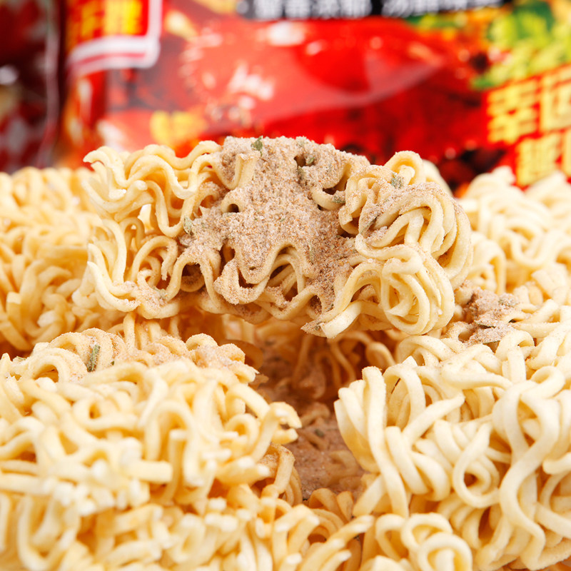 整箱幸运方便面24包混装红烧排骨面蟹皇面速食冲泡方便面