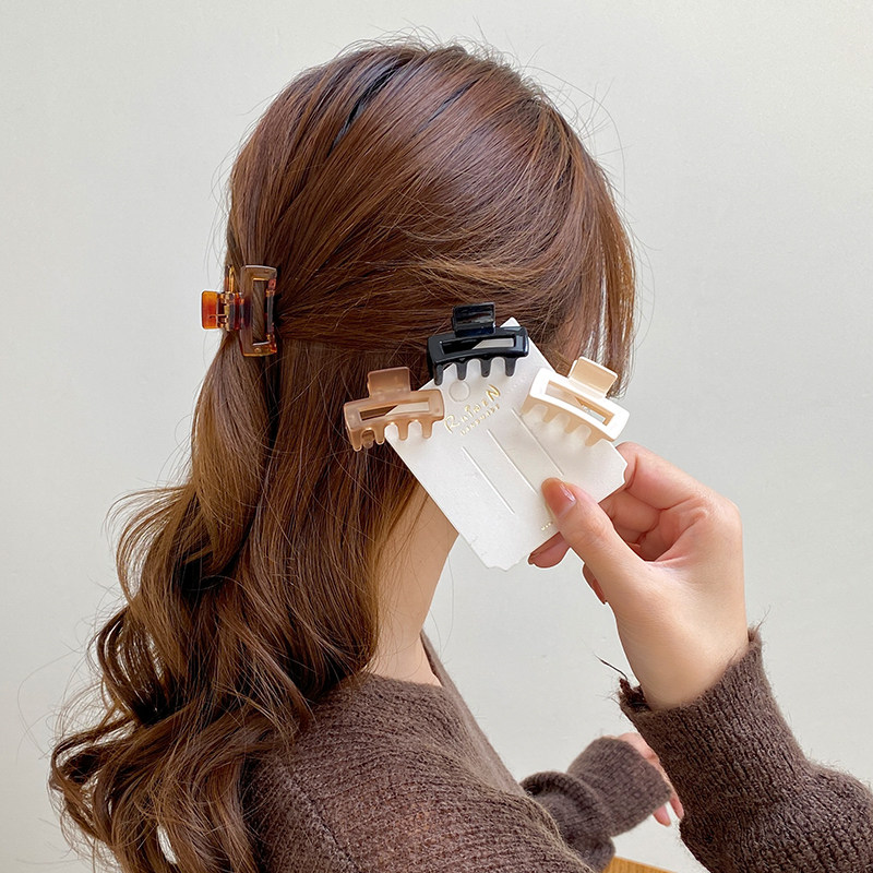 马尾高马尾发卡头饰夹子夹防头顶头发小号夏小号发饰