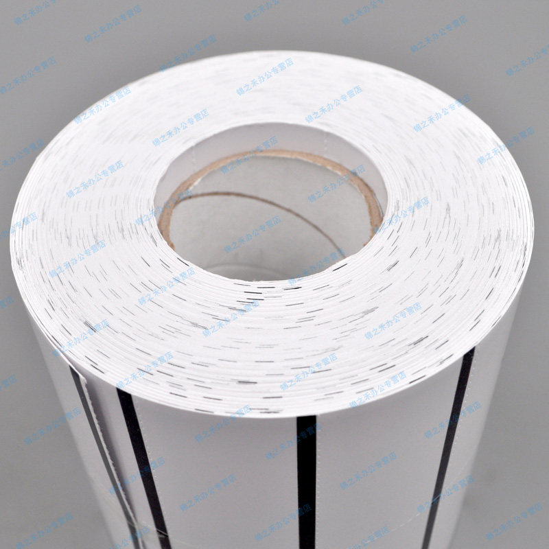 价格空白价签标签服装双排2000黑标定位通用商标纸