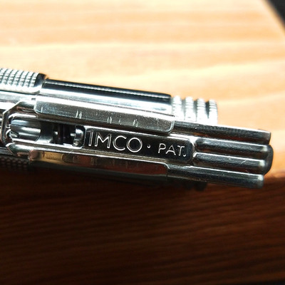 奥地利原装进口奥产imco爱酷打火机6700绝版停产收藏老式印第安人