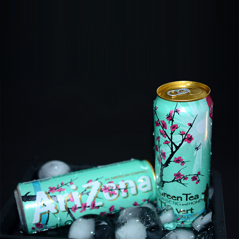 加拿大进口饮料arizona亚利桑那冰茶绿茶蜂蜜茶口味饮料整箱680ml