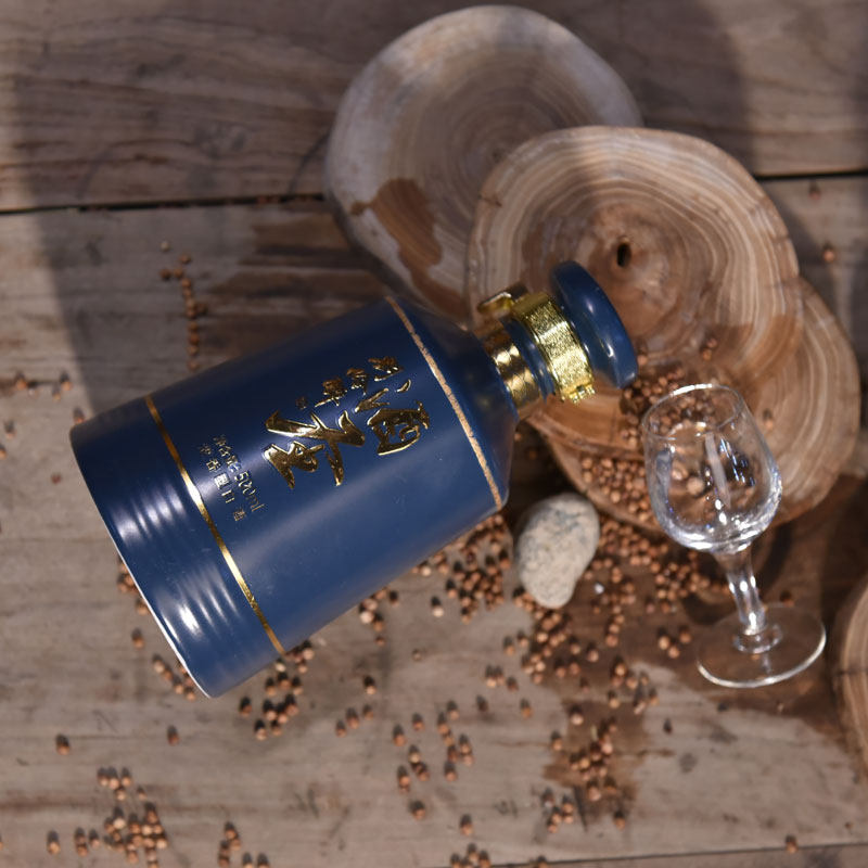 刘伶醉55度酒圣新款礼盒盒装粮食固态浓香香型白酒