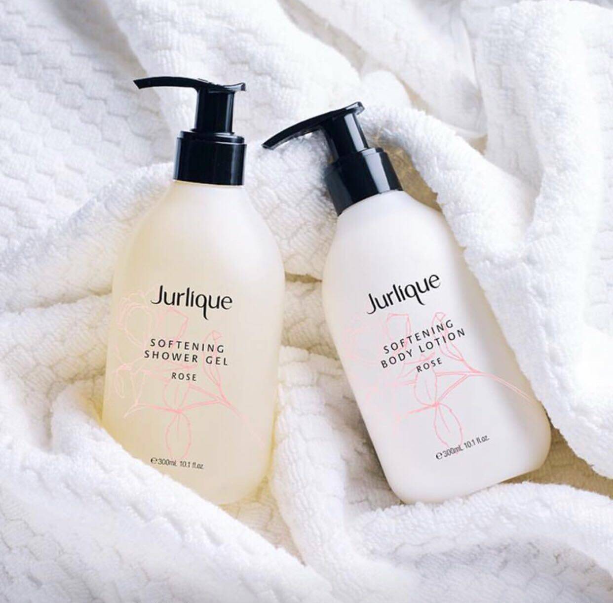 澳洲jurlique茱莉蔻玫瑰柔肤沐浴露沐浴乳300ml天然香氛沐浴露