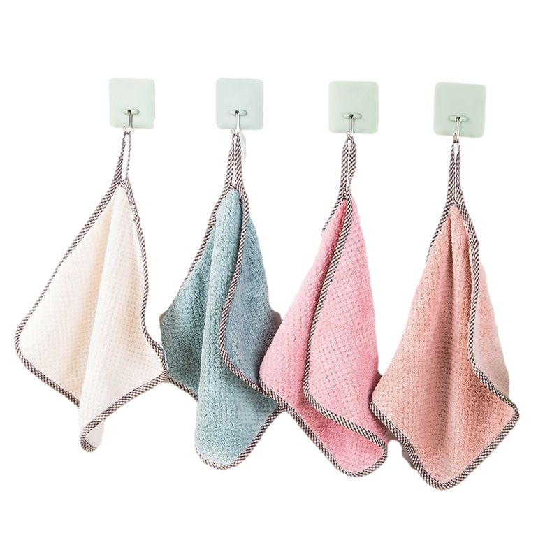 3片珊瑚绒百洁布片厨房专用