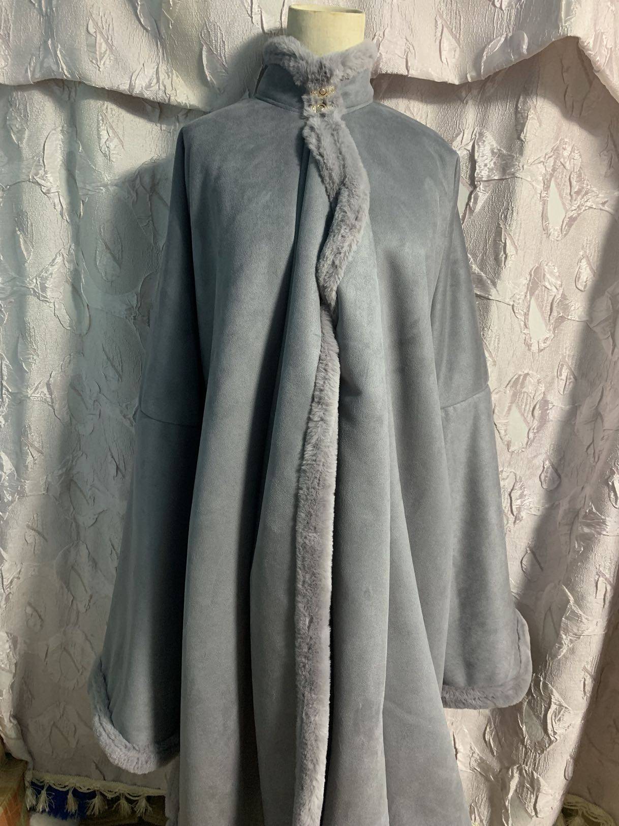 加厚冬款汉服斗篷明制立领斜襟交领大氅氅衣汉服