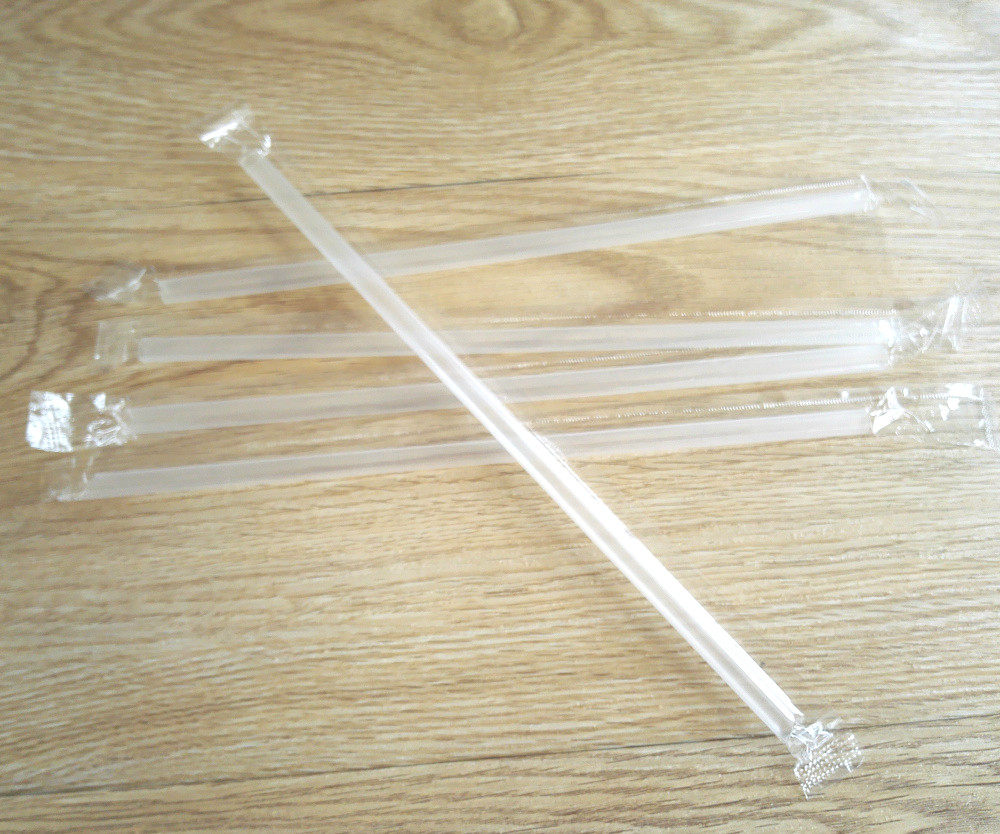 小吸管一次性奶茶吸管透明小吸管独立包装饮料果汁豆浆酸奶细吸管