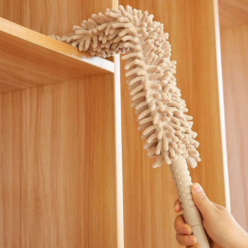 鸡毛毛掸子家用除尘可伸缩车用灰尘掸子天花板大扫除除尘掸