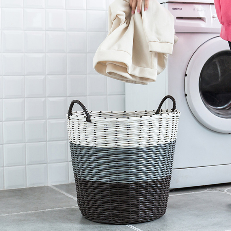 塑料脏衣篮脏衣服收纳筐装衣物娄篮子放玩具的赃蓝框家用洗衣篓桶