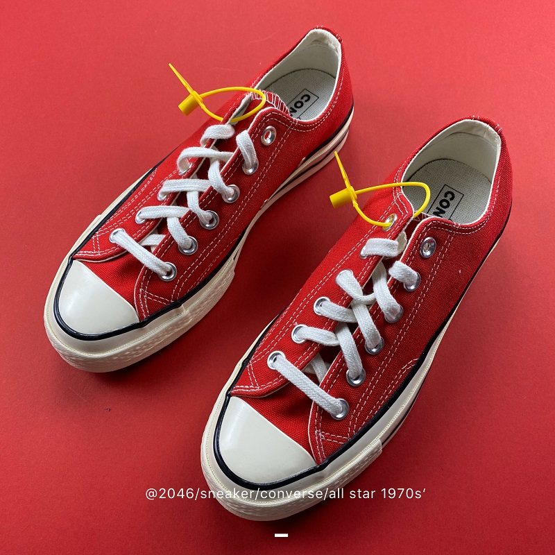 converse匡威1970s大红色高低帮圣诞红男女帆布鞋164944c164949c