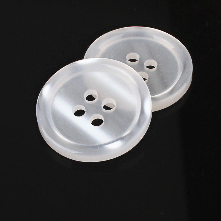 纽扣工作服毛衣白大褂外套厨师服扣护士圆形白色纽扣