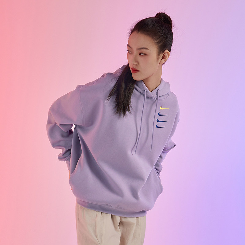 nike耐克2021女nswpremiumfleece针织套头衫卫do9248555运动卫衣