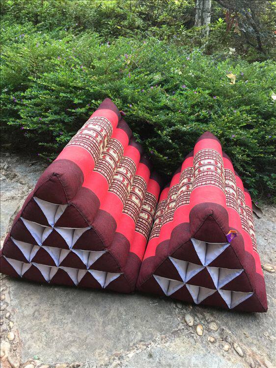 特价包邮泰国三角大号靠背沙发腰枕宿舍腰靠靠垫