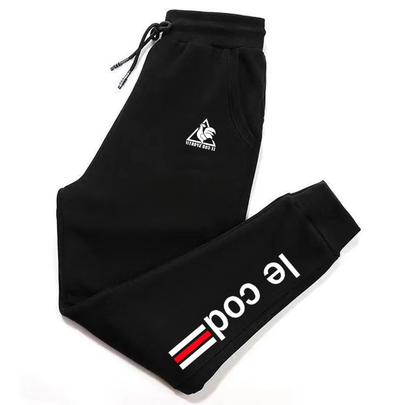 法国大公鸡男士长裤春夏秋款宽松休闲小脚收口束脚加绒运动裤卫裤