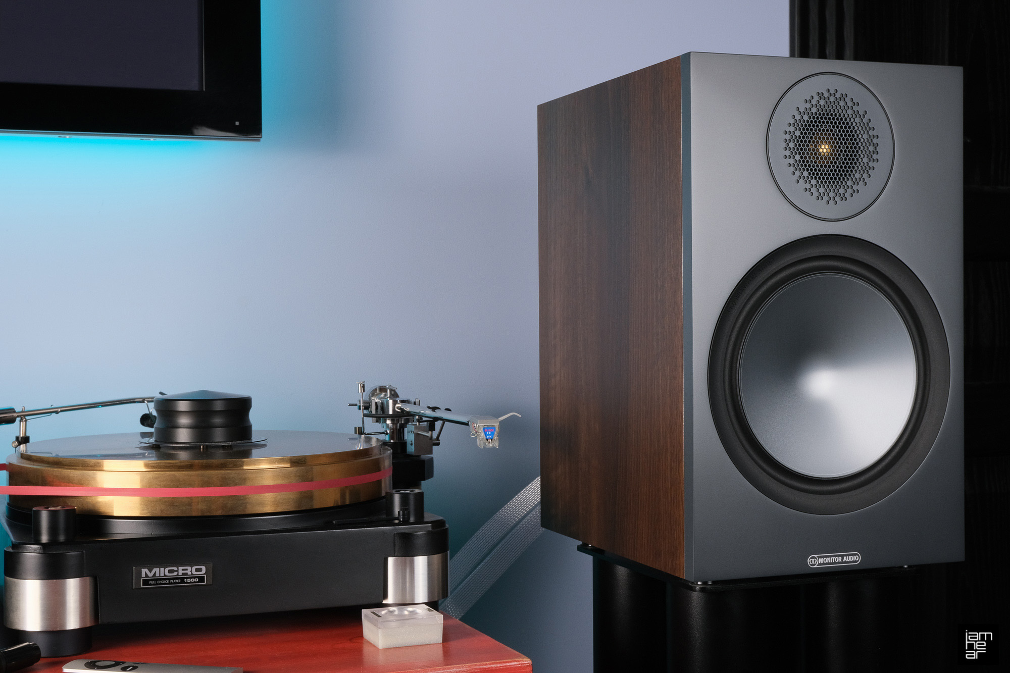 monitoraudio音箱8寸英国高级发烧音响泳龙猛牌铜100书架式