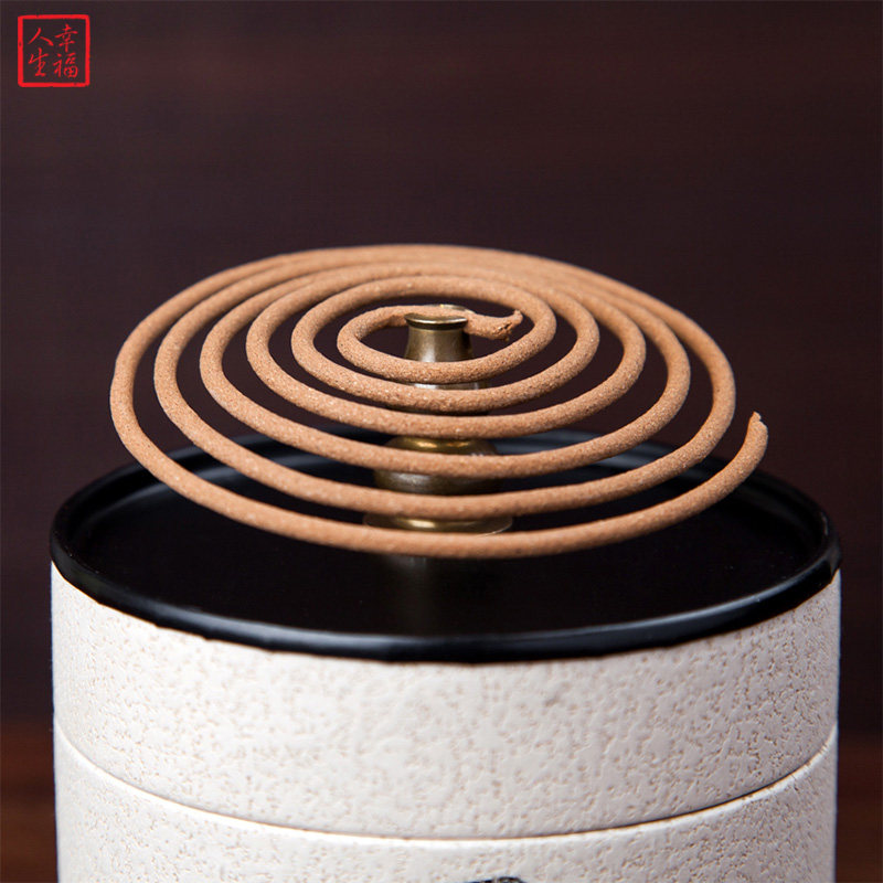 天然檀香沉香盘香家用室内安神神助睡眠净化空气香薰香料