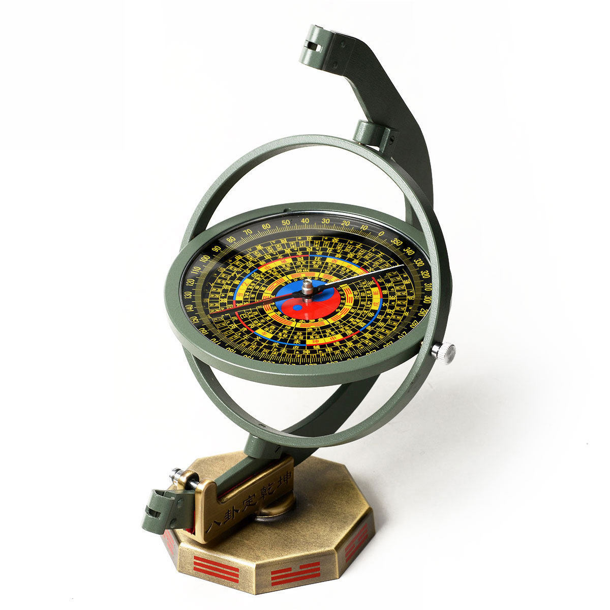 卓弘 地质罗盘悬挂式专业风水罗盘高精度风水罗盘自动找平包邮