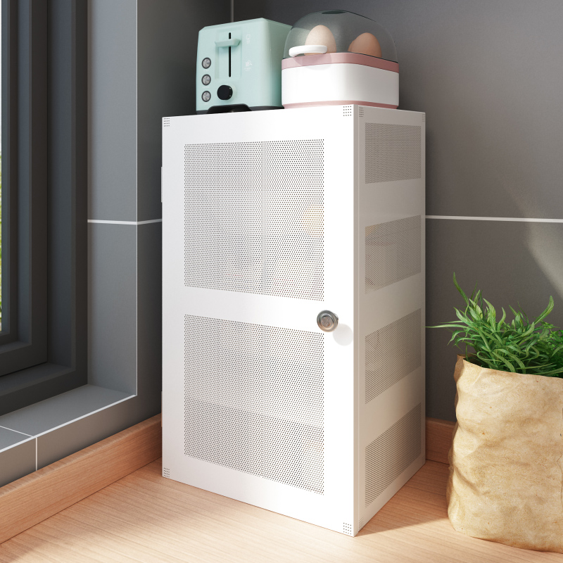 碗柜家用厨房放碗多功能收纳纱柜小型迷你透气厨房置物架