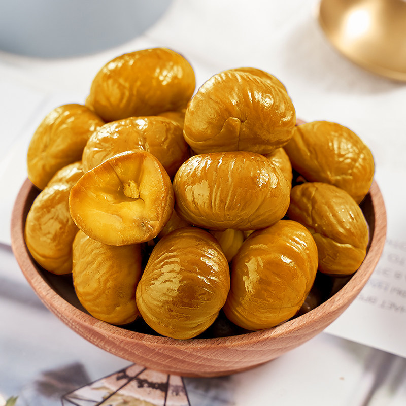 熟制袋装炒货甜栗散装包装袋即食包装小包去壳即食板栗