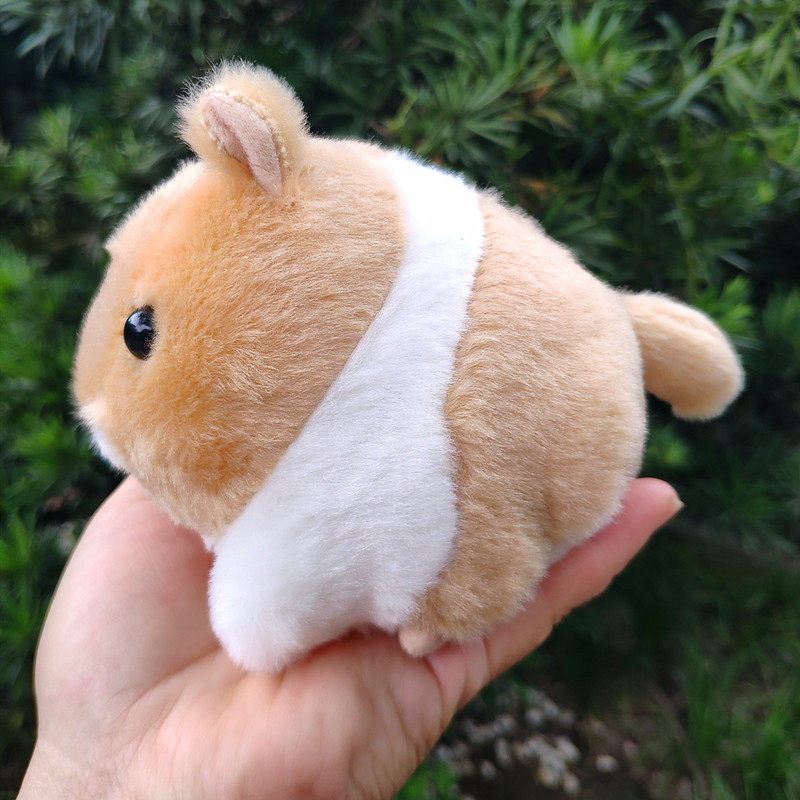 摇尾巴的老鼠可爱鼠旋风小仓鼠仿真毛绒玩具公仔拉绳线摇摆转发条