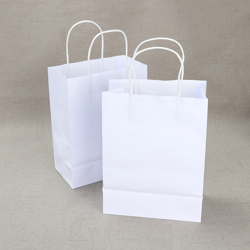 一次性纸袋牛皮纸打包袋手提纸袋礼品纸袋打包纸袋外卖纸袋