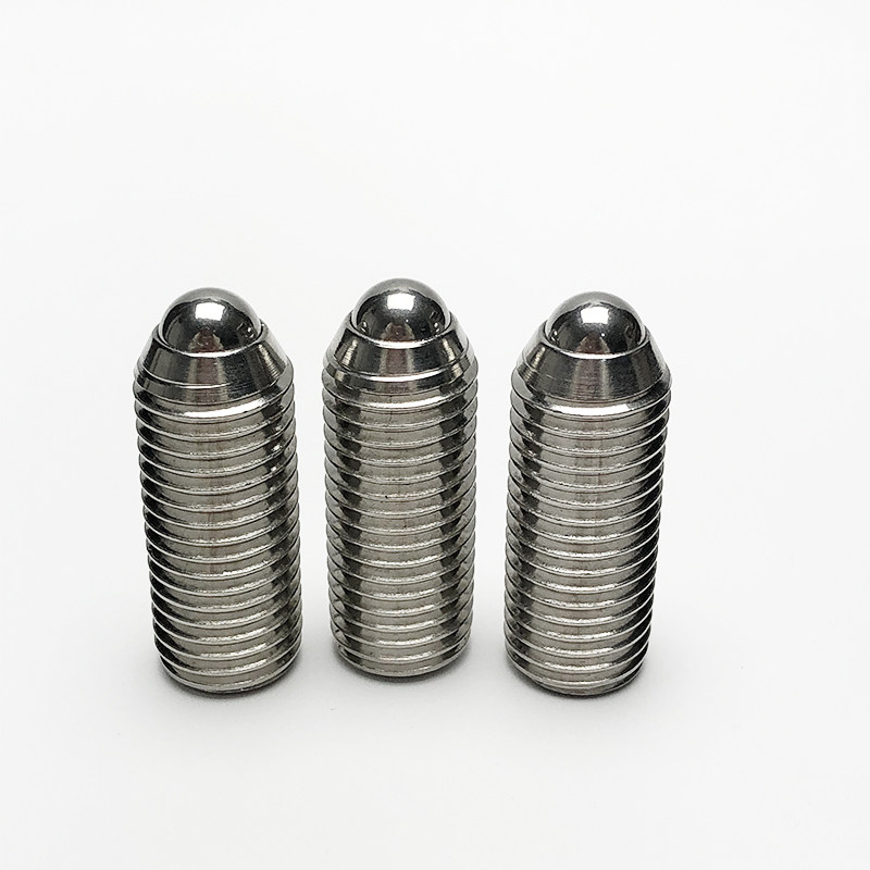 正宗304不锈钢紧定螺丝玻珠螺丝弹簧柱塞球头螺丝波仔螺丝m3 m16 - 痕