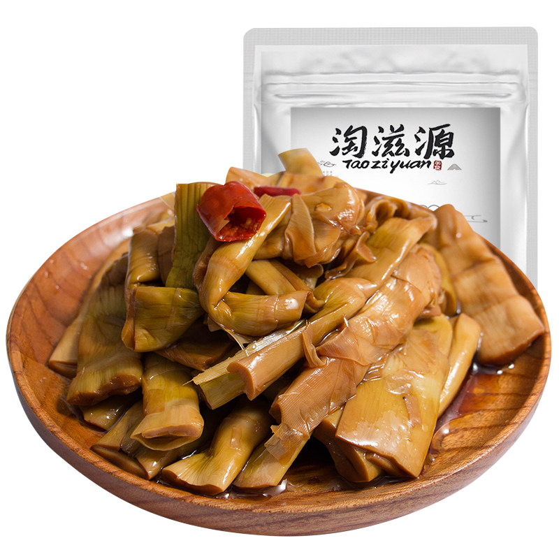 卤笋笋丝饭菜下饭竹笋春笋油焖奉化即食开袋笋类制品