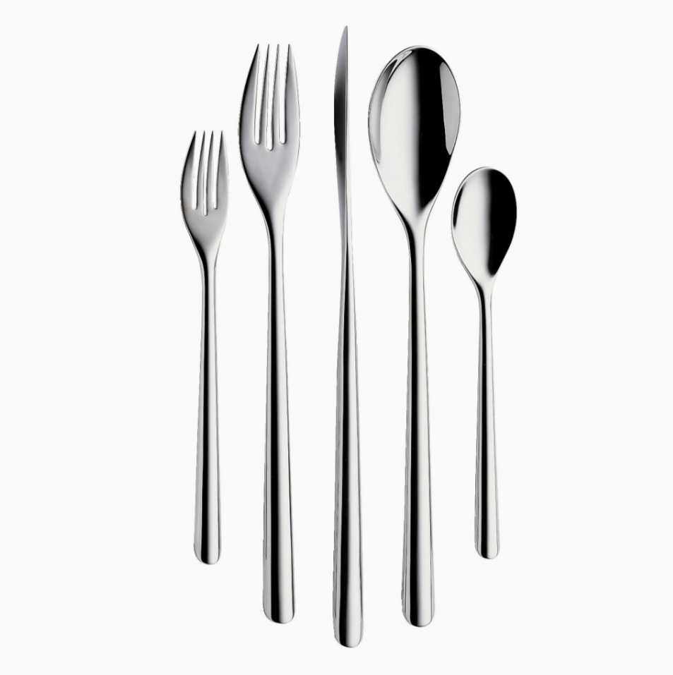 wmfcromargantaika德国不锈钢家用牛排刀叉蛋糕咖啡4件套西餐餐具套装