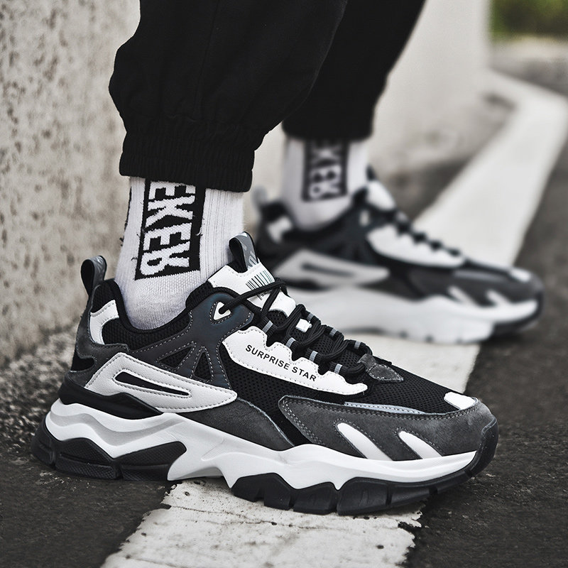 老爹鞋男ins潮流百搭韩版休闲运动鞋网红冬季跑步增高鞋子男潮鞋