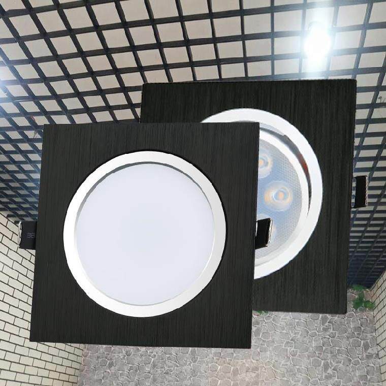 双头方格筒灯新款开孔平板方形吊顶灯灯灯饰筒灯