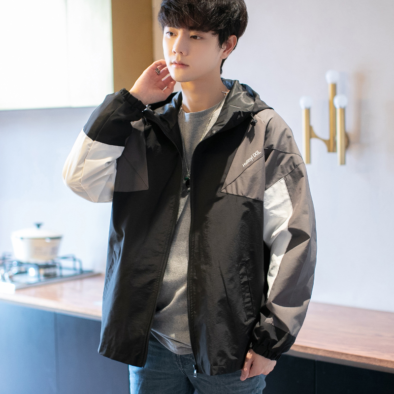 外套男士春秋款2022新款上衣潮流男装休闲韩版秋装夹克潮流ins潮