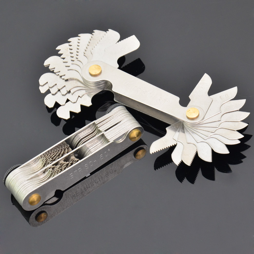 螺纹样板上匠牙规公制英制罗纹55度60度牙套量规