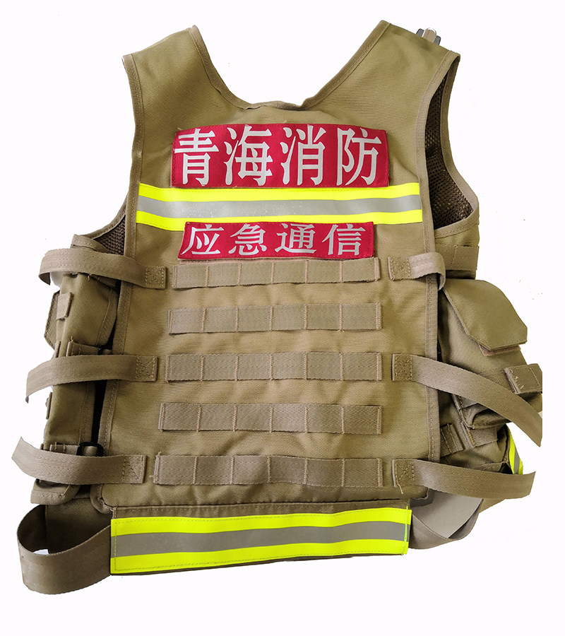 消防通信马甲男多口袋应急救援摄影师多功能背心背心