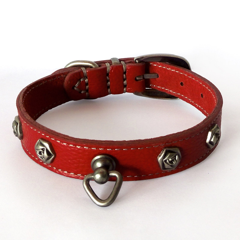 项圈狗狗宠物用品铆扣金毛泰迪小型犬脖圈颈圈用品项圈